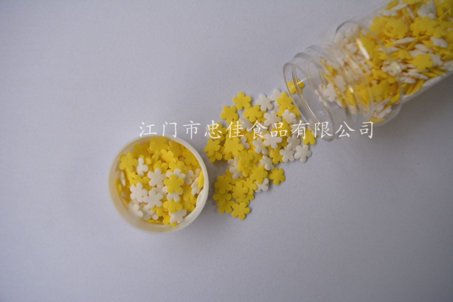 花朵形状切片糖 sprinkles in bulk for dessert decoration flower shape