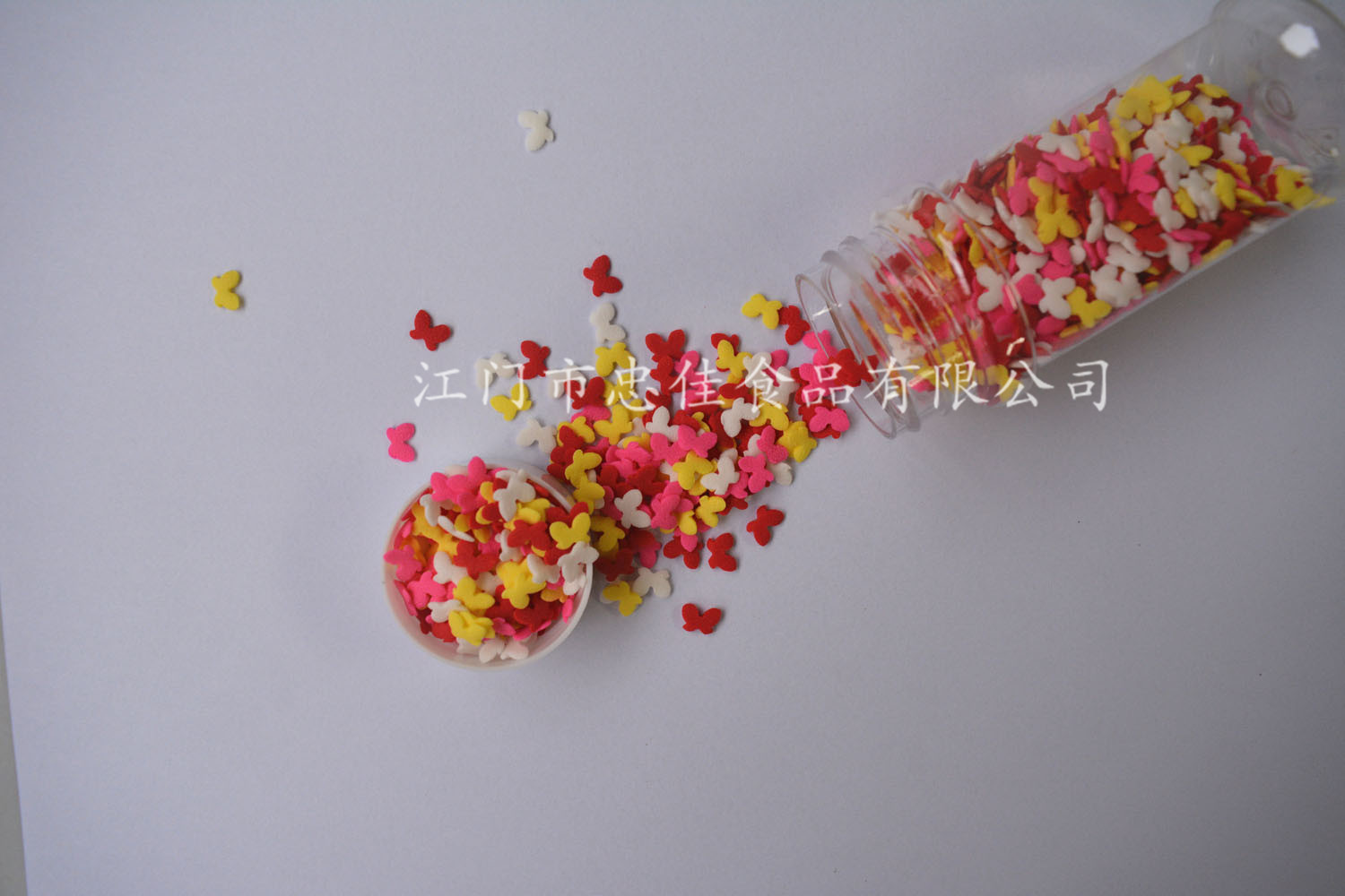 蝴蝶切片糖 sprinkles in bulk for dessert decoration butterfly shape